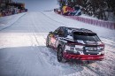 Audi e-tron goes skiing
