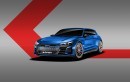 Audi e-tron GT Rendered as Shooting Brake, Coupe, and Cabrio
