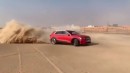 Audi e-tron quattor sand drifting