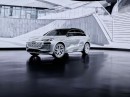 Audi also revealed the exterior design of the Q6 e-tron last July