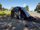 Audi Q7 Split in Half After Crash in Russia Is Suspicious