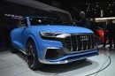 Audi Q8 Concept's Bombay Blue Paint Brightens Detroit