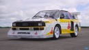 Audi quattro legends drag race