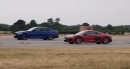 Audi R8 vs BMW M5 Competition