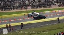 Audi R8 vs Ford Mustang and Nissan Z vs Toyota Supra crashes on ImportRace