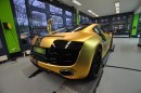 Audi R8 in Matte Gold Dominates Munich