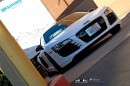 Audi R8 Wrapped in Matte White