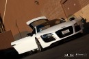 Audi R8 Wrapped in Matte White