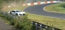 Audi R8 Nurburgring near crash