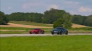 Audi R8 V10 Performance Drag Races Audi RS e-tron GT