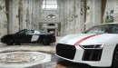 Audi R8 V10 plus and R8 LMS Photographed Inside Al Hazm Mall