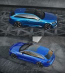 Audi RS 5 Avant design study by Sugar Chow