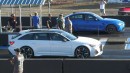 Audi RS 6 Avant vs BMW M3 on Wheels Plus