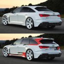 Audi RS 6 GT Sedan rendering by j.b.cars