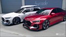 Audi RS 8 Sedan & Avant rendering by hycade