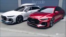 Audi RS 8 Sedan & Avant rendering by hycade