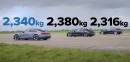 Audi RS e-tron GT vs Porsche Taycan Turbo vs Tesla Model S Performance