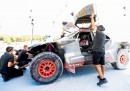 Audi RS Q e-tron in Zaragoza, Spain, for gravel test drive before 2022 Dakar