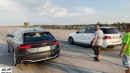 Audi RS Q8 drags Mercedes GLE on Drag Car 4K