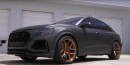 Audi RS Q8 Gets Stealth Plasti-Dip and Vossen Wheels