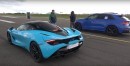 Audi RS Q8 Tows McLaren 720S to the Track, Drag Races It After