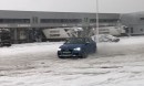 Audi RS3 Sedan Has Fun Snow Drifting