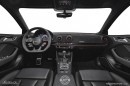 Audi RS3 Sedan Interior Refined With Alcantara from Neidfaktor