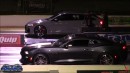 Audi RS6 Avant and twin turbo Dodge Magnum on Drag Racing and Car Stuff