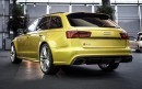 Audi RS6 in Austin Yellow