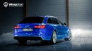 Audi RS6 "Joker" Wrapped in Blue Chrome