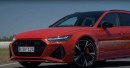 Audi RS6 vs Mercedes-AMG GT R PRO 0-124 mph (0-200 km/h) race