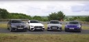 Audi RS 6 Vs BMW M5 CS Vs Mercedes-AMG GT 63 S Four-Door Vs Porsche Panamera Turbo S e-Hybrid Sport Turismo