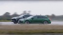 Lamborghini Urus vs Audi RS6 Avant drag race
