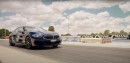 Audi RS7 Sportback vs BMW M850i xDrive Gran Coupe drag race, roll race, brake test