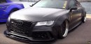 Audi "RS7" TDI Has Rocket Bunny Kit, Air Suspension and Awesome Exhaust