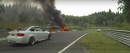 Audi burns to the ground on Nurburgring
