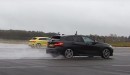 Audi S3 vs BMW M135i vs Mercedes-AMG A 35 drag race