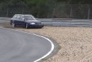 Audi A4 Nurburgring crash