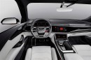 Audi Q8 sport concept - Interior with seamless integrated Android