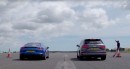 Audi SQ7 vs. Porsche Panamera 4S Diesel drag race