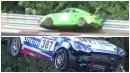 Audi TT RS and Hyundai Veloster Involved in Horrible VLN Nurburgring Crashes
