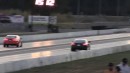 Audi TT RS vs Audi RS 3 drag race on Wheels Plus