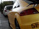Audi TT RS Gets Sunflower Yellow Metallic Wrap