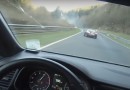 Audi TT RS Nurburgring near crash
