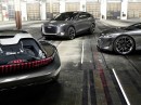 Audi skysphere concept (2021), Audi grandsphere concept (2021), Audi urbansphere concept (2022)