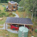 Couple live off renewables in DIY tiny home