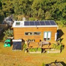 Couple live off renewables in DIY tiny home