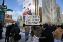 NAIAS begins with protests from auto workers