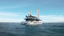 Ocean Eco 90 H2 zero-emission catamaran by Alva Yachts