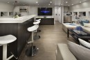 Axis Yacht Support Vessel Interior Lounge and Galley